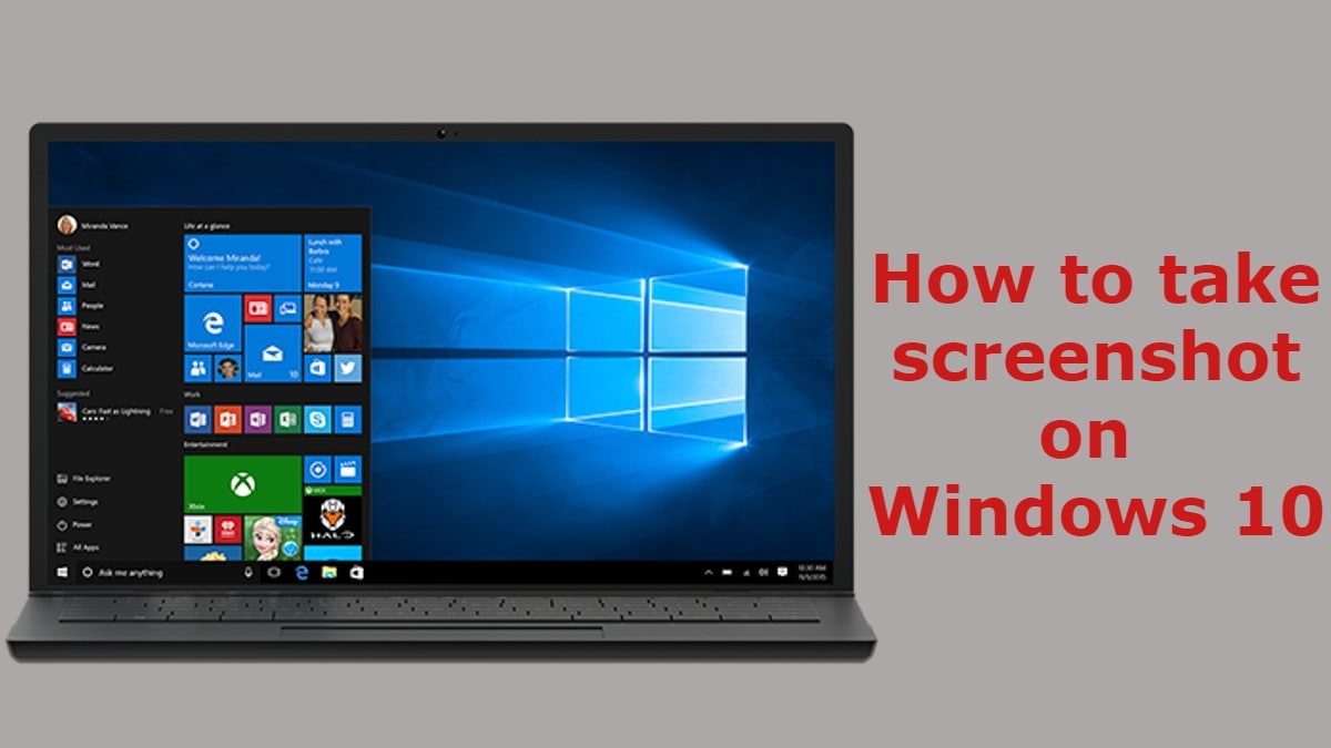 Screenshot On Windows 10